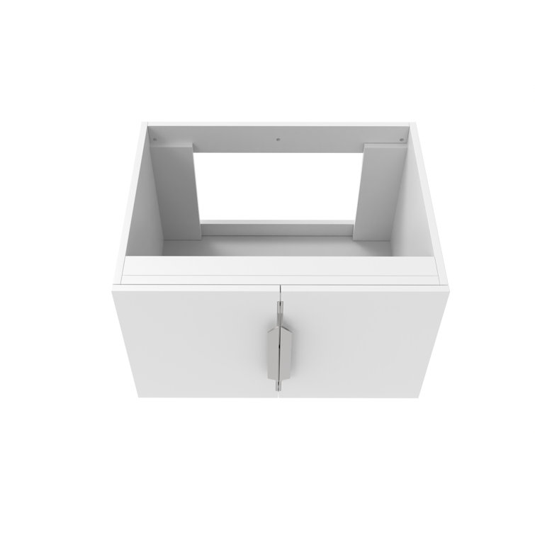 CastelloUSA 24" Wall Mounted Single Bathroom Vanity Base Only Wayfair